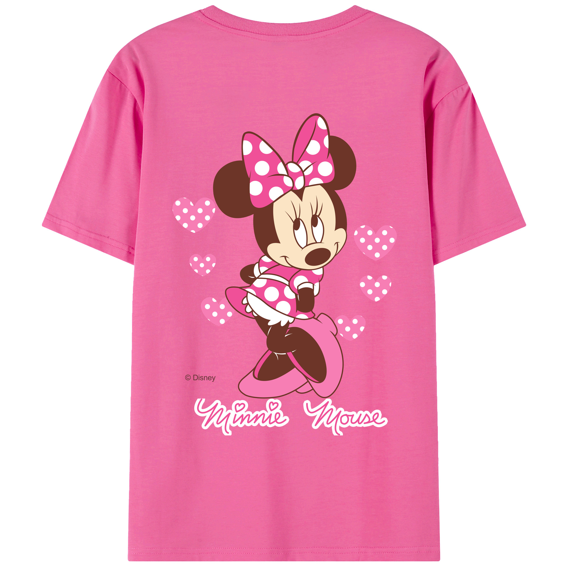 （画像用） ミッキーマウス Mickey Mouse レディース半袖Tシャツ(バックプリント)